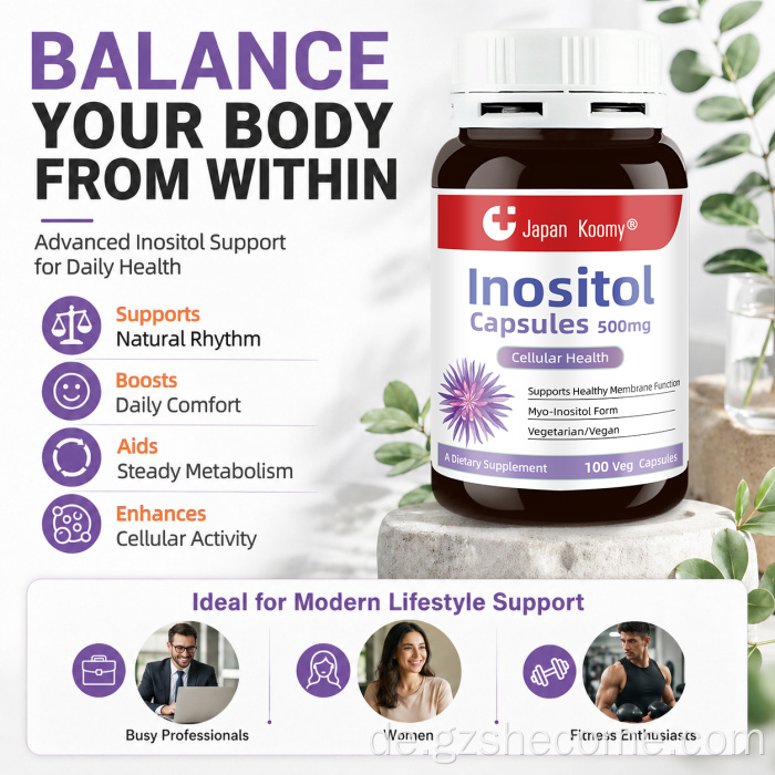 Shecome Inositol-Kapseln zur Unterstützung der Zellgesundheit